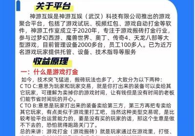 【神游互娱】火爆上线，实体落地，全新模式