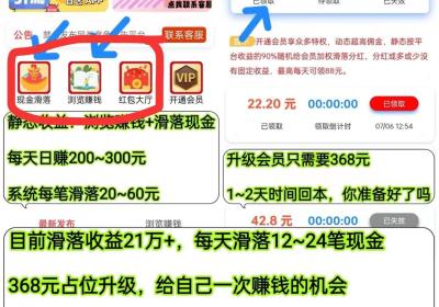 聚友人脉，全网自动公排，滑落现金，收入可观