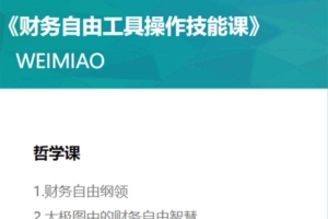 （0294期）2021最新的理财课程，如何实现财务自由，理论学习+案例分析+实操