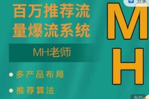 （2755期）MH老师·淘宝三大掘金库：百万免费推荐流量+短视频连怼爆流+万相台多计划高ROI